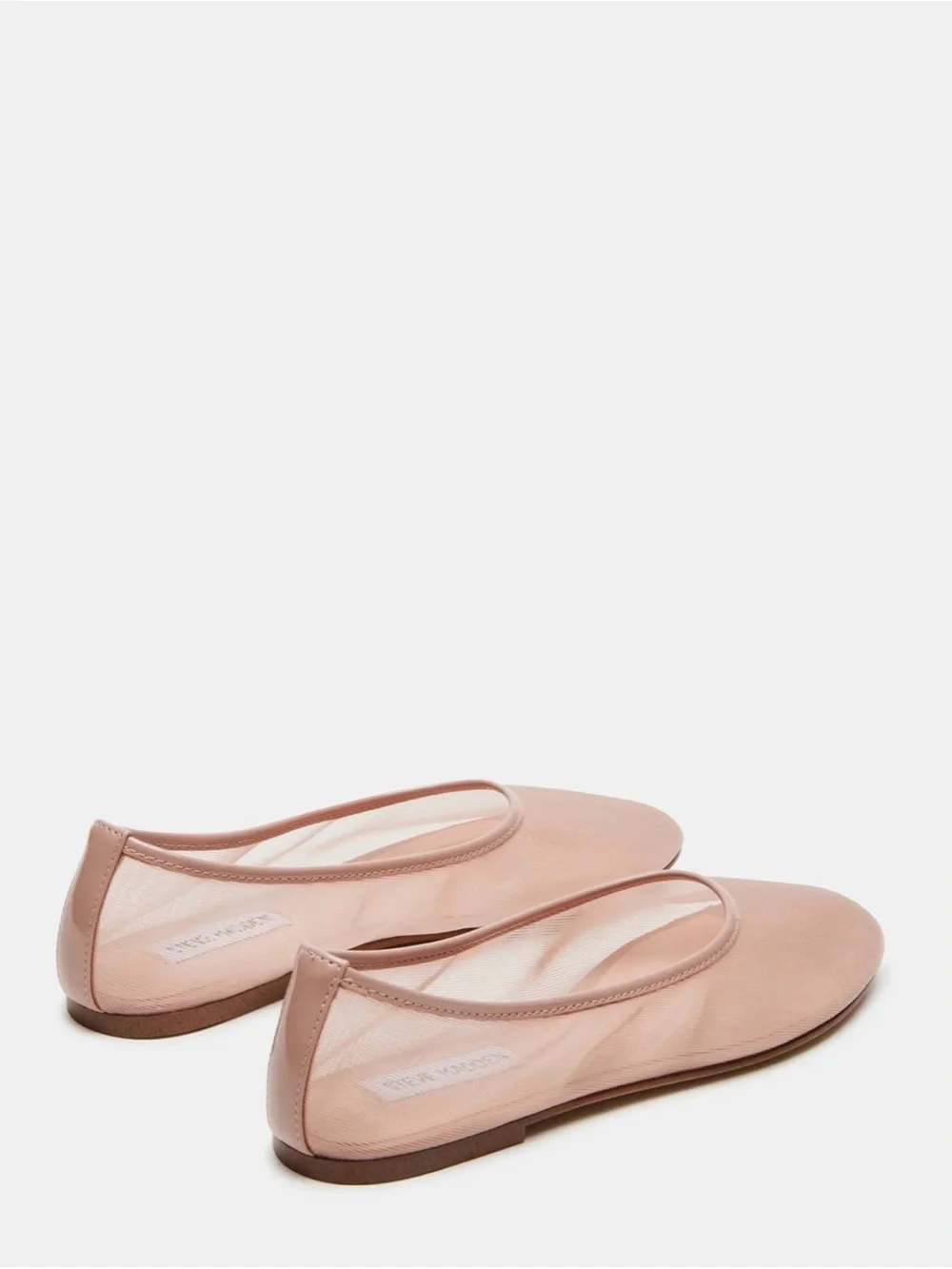 Steve Madden Mauve Pink Leather Ballet Flats